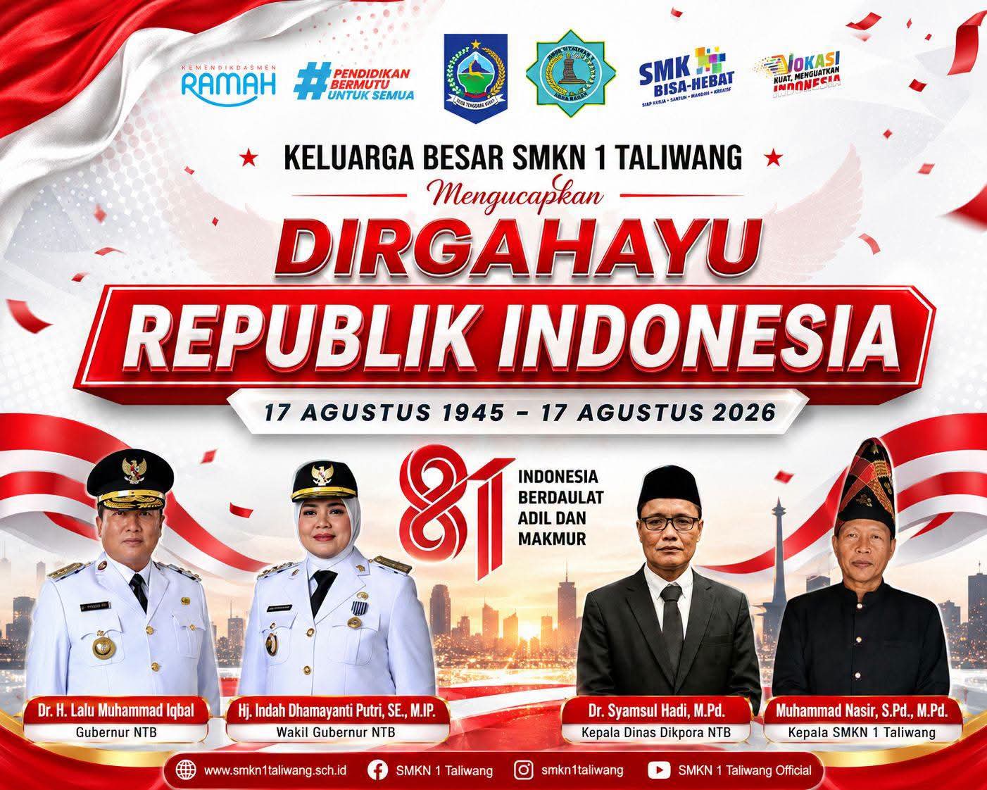 Dirgahayu Republik Indonesia ke-81