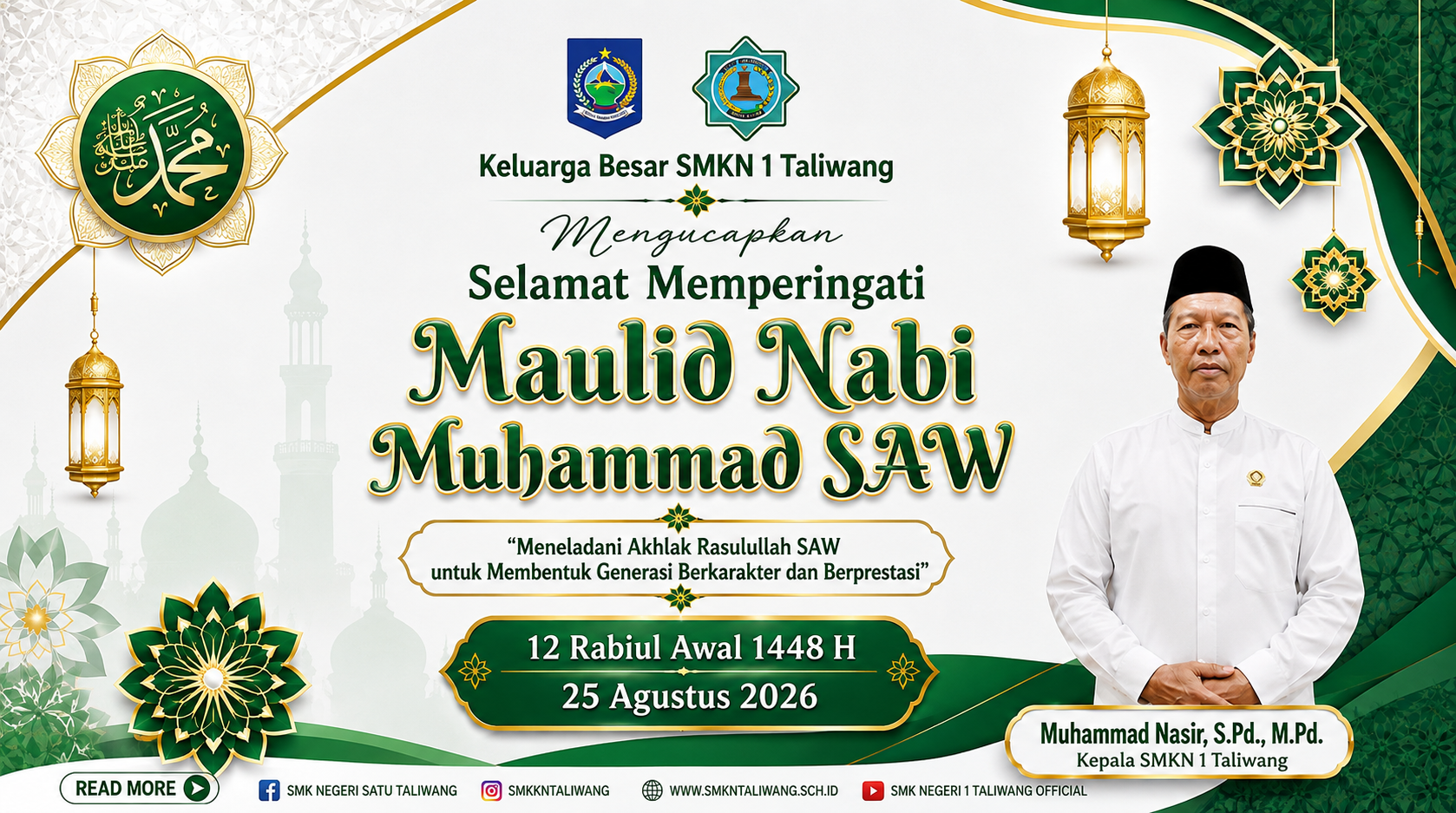 Selamat Memperingati Maulid Nabi Muhammad SAW