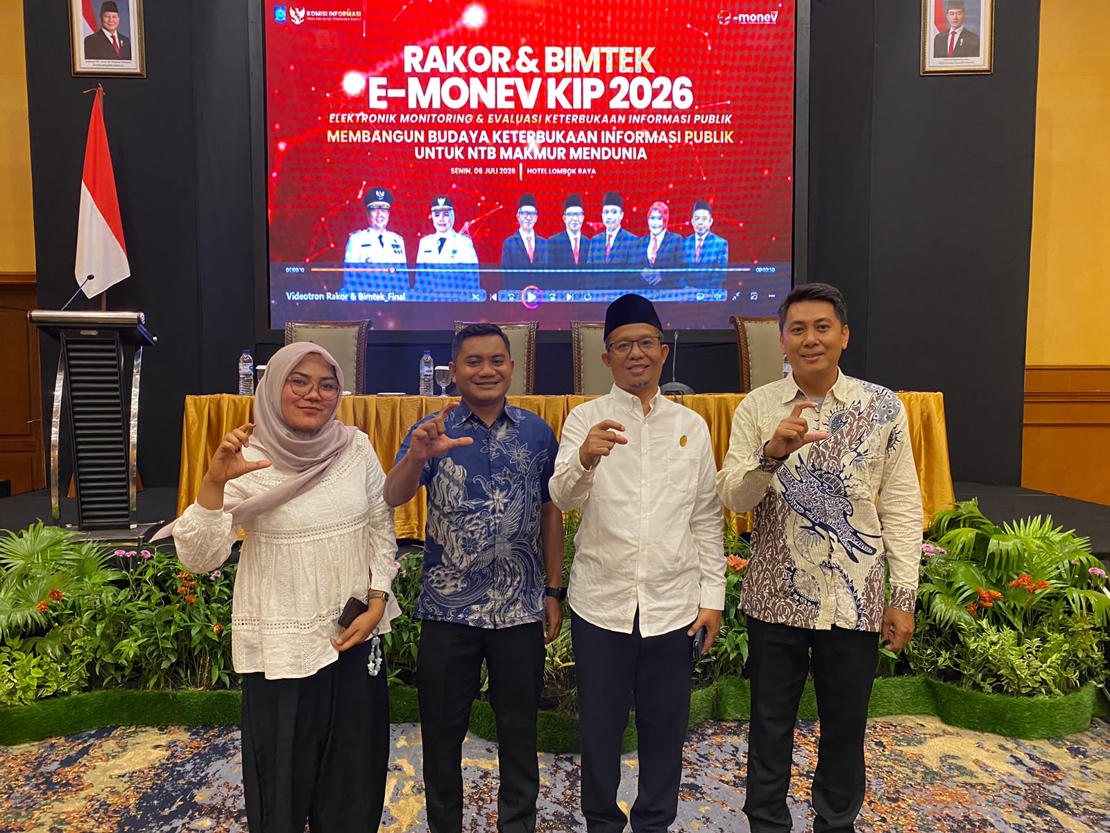 SMKN 1 Taliwang Ikuti Bimtek e-Monev Keterbukaan Informasi Publik NTB 2026
